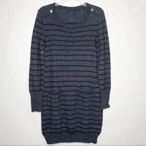 Tommy Hilfiger Wool Boat Neck Sweater Dress
